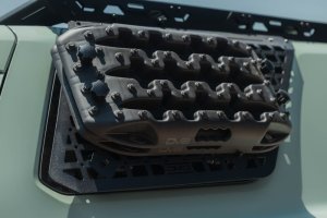 Toyota 4Runner Exterior Window Molle Panels - Passenger - DV8 Offroad - DV8 5th Gen 4Runner Roof Rack (RRTF3-02) - Black - `25-`26
